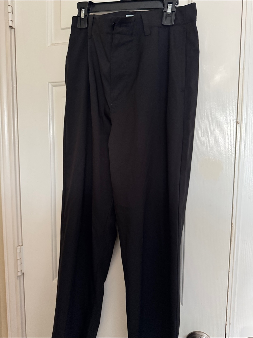 Class Club Black Dress Pants - Straight Leg for golf, band, church